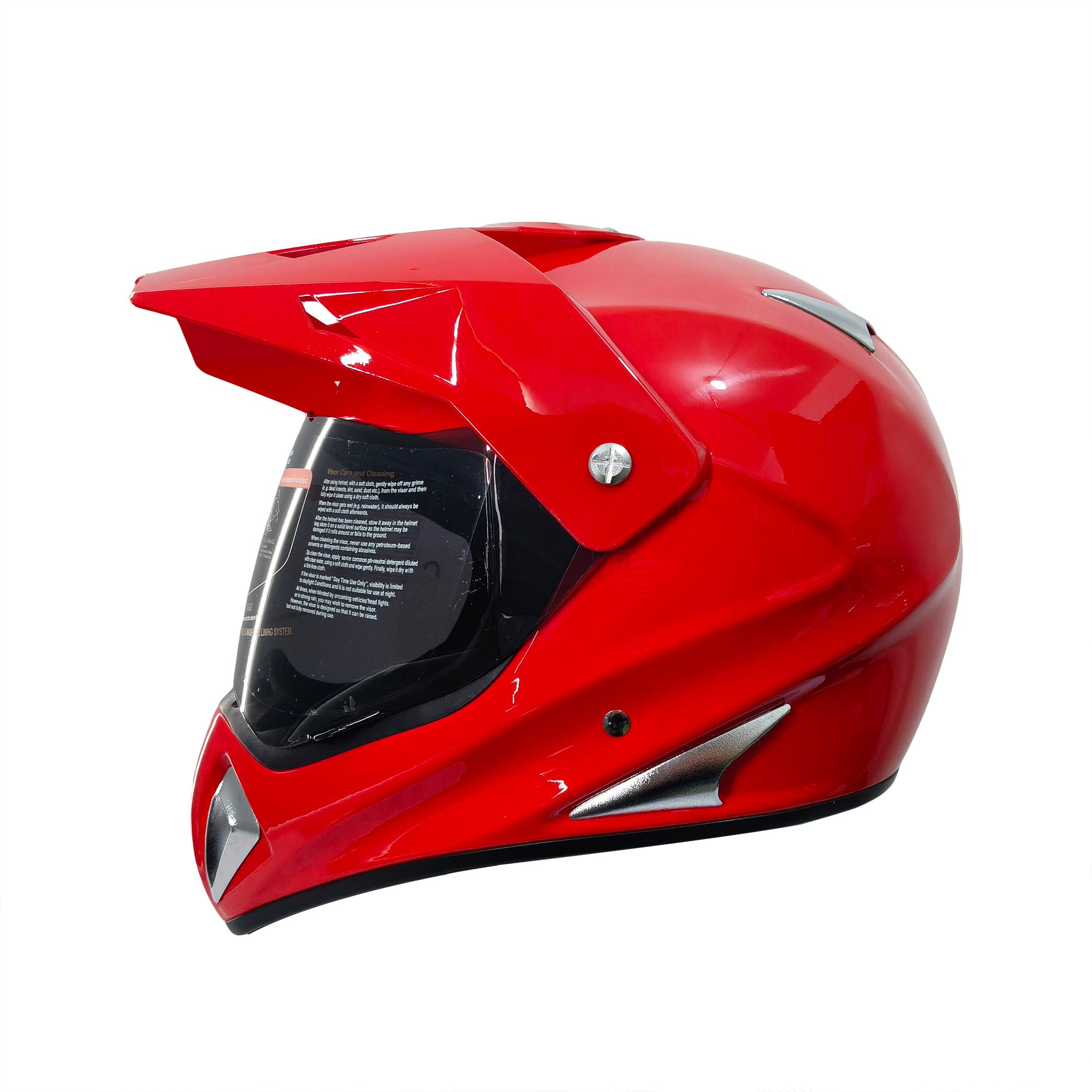 HHH Helmet Adult Dirt Bike Full Face Visor DOT Certified (Free Shippin