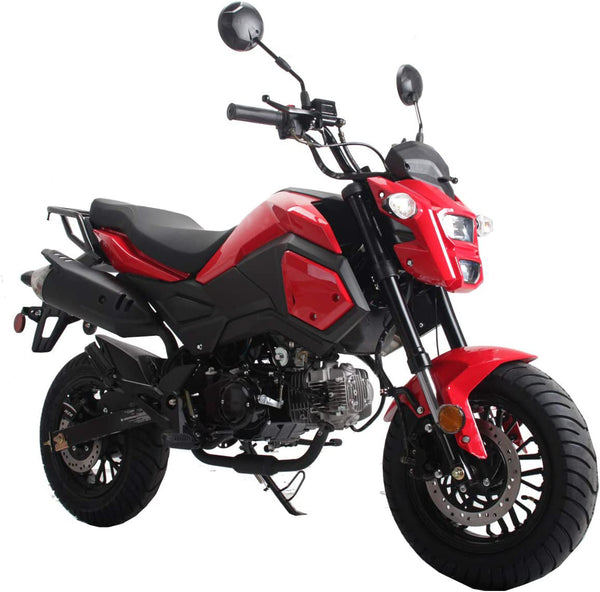 HHH 125cc Motorcycle Bike VADER 125 Dirt Bike 125cc Street Legal Motorcycle Gas Bike Adults Street Bike Motorcycle Big Headlights (Factory Packaged)