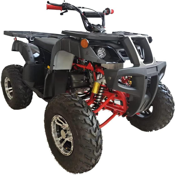 HHH 200cc Adult ATV with Automatic Transmission w/Reverse, Big 23"/22" Aluminium Rim Wheels
