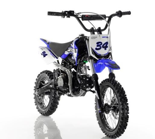 HHH Apollo AGB-34CRF-110cc Dirt Bike Semi-Automatic No Clutch RFZ