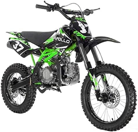 HHH 125cc Apollo Dirt Bike AGB 37 Pit Bike Adults Dirt Pit Bike 125 Dirtbike DB37 Dirt Pitbike, Big 17"/14" Tires