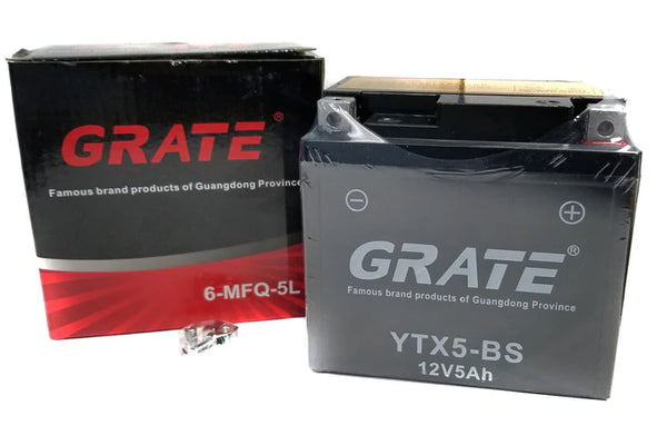 12V 7Ah YTX5-BS Battery for 50cc 150cc Scooter