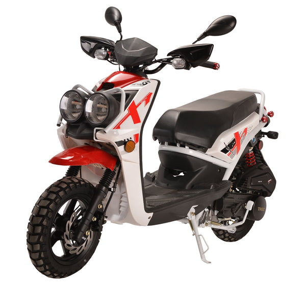 HHH Rocket150 150cc Scooter Adults Street Gas Moped 12" Aluminum Wheels