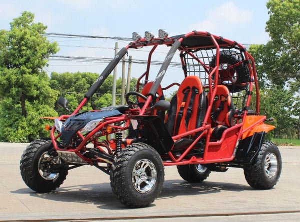 HHH Vitacci Big Gokart for Adults and Youth (Model 200GKH-A) 4 Seats Go Kart Adult Buggy Fully Automatic with Reverse