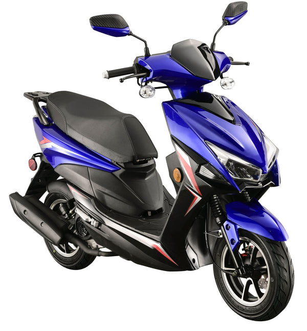 HHH 150cc Moped ( X18) Street gas powered Adult Street Scooter 10" Aluminum Wheels