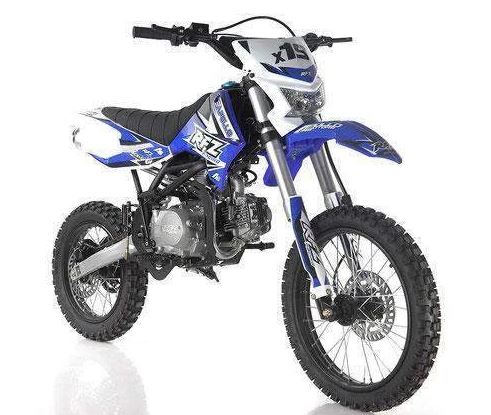 Adult Size-Apollo DBX19-125cc Dirt-Bike | CARB Approved for CA | Manual Clutch